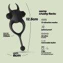CRUSHIOUS DAEMON VIBRATING COCKRING BLACK Crushious