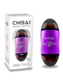 Masturbator Happy Cup dwuotworowy fioletowy 19 cm MX
