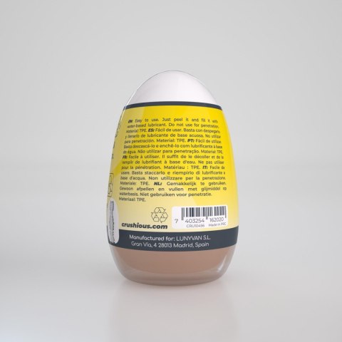 Masturbator analny Crushious Ezy Egg 8,7 cm Crushious