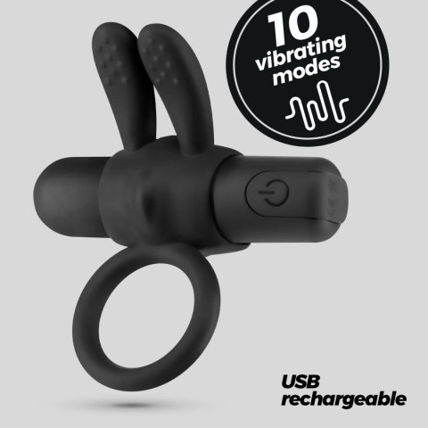 Pierścień erekcyjny wibrujący Crushious Wonka silikonowy USB 7,8 cm Crushious