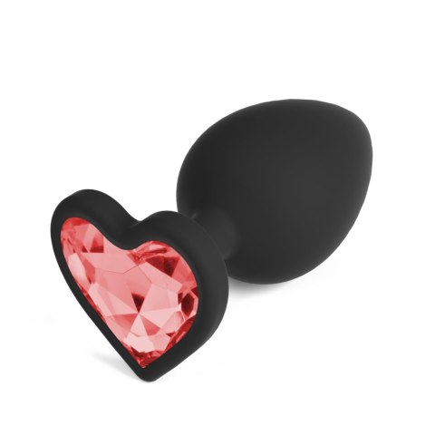 Plug analny Crushious Cuore Large z wymiennymi kryształkami Crushious