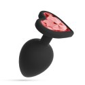 Plug analny Crushious Cuore Large z wymiennymi kryształkami Crushious