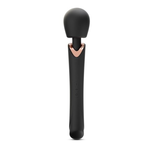 Różdżkowy masażer Crushious Holly silikonowy czarny USB 30 cm Crushious