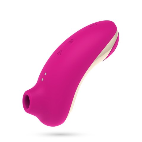 Stymulator łechtaczki Crushious Supernova ssący i stukający różowy USB 12cm Crushious