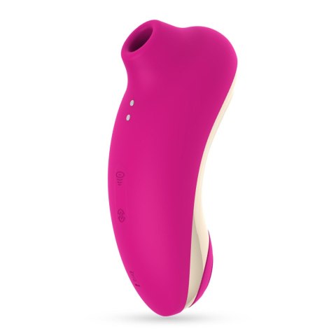 Stymulator łechtaczki Crushious Supernova ssący i stukający różowy USB 12cm Crushious