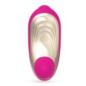 Stymulator łechtaczki Crushious Supernova ssący i stukający różowy USB 12cm Crushious
