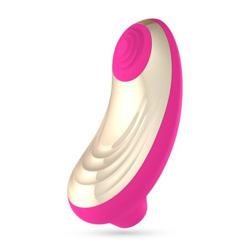 Stymulator łechtaczki Crushious Supernova ssący i stukający różowy USB 12cm Crushious