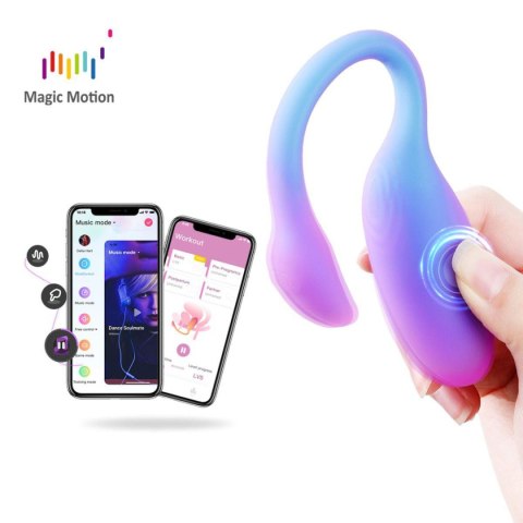 Wibrator noszony Magic Motion Flamingo Max niebieski z aplikacją Magic Motion