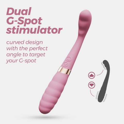 Wibrator punktu G Crushious Pixie dualny USB 20 cm Crushious