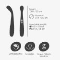 Wibrator punktu G Crushious Pixie dualny USB 20 cm Crushious