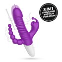 Wibrator punktu G Crushious Wrangler z posuwem i ssaniem USB 23 cm Crushious