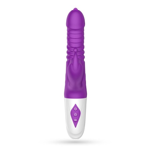 Wibrator punktu G Crushious Wrangler z posuwem i ssaniem USB 23 cm Crushious