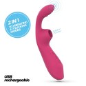 Wibrator punktu G ssący Crushious Cyrano silikonowy USB 18cm Crushious