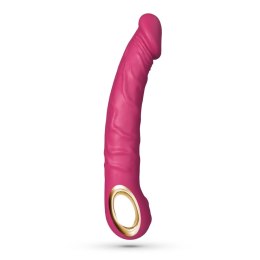 Wibrator realistyczny Crushious Magnus Bend zginany różowy USB Crushious