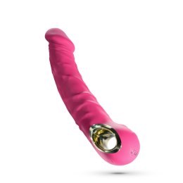 Wibrator realistyczny Crushious Magnus Bend zginany różowy USB Crushious