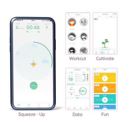Jajko Kegla Magic Motion FitCute z aplikacją silikonowe Magic Motion