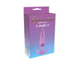 Korek analny elastyczny TPE Lovesecret Sensual fioletowy 12,3 cm Lovesecret
