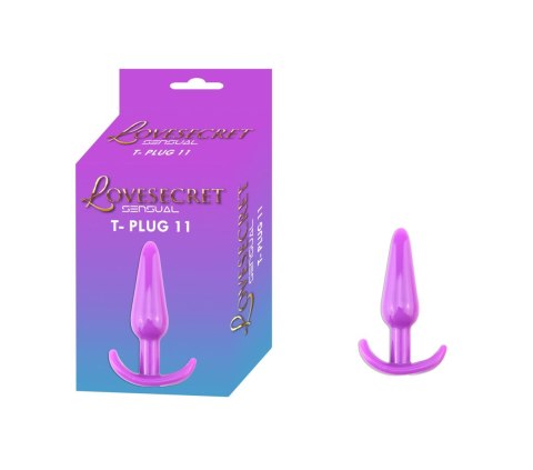 Korek analny elastyczny TPE Lovesecret Sensual fioletowy 12,3 cm Lovesecret