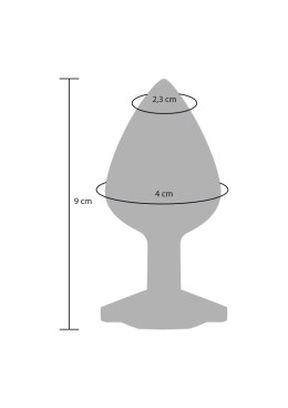 Korek analny z kryształkiem Diamond Booty Jewel różowy 9 cm TOYJOY