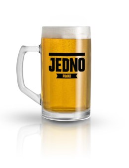 Kufel szklany Jedno Piwko House of Mugs 500 ml House of Mugs