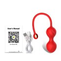 Kulki Kegla Lovesecret Premium z aplikacją różowe silikonowe USB 22 cm Lovesecret