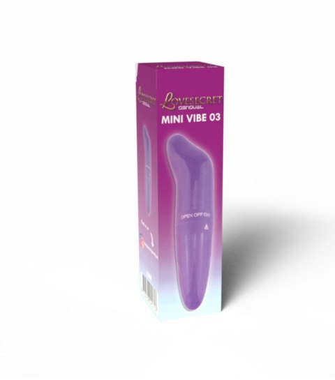 Mini Wibrator Punktu G Lovesecret Fioletowy na Baterie AAA Lovesecret