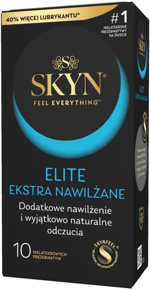 Prezerwatywy SKYN Elite Extra Lube bezlateksowe 10 szt. SKYN