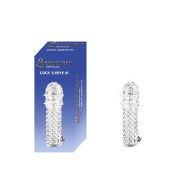 Rękaw na penisa przezroczysty z wypustkami Lovesecret LS37 12,5 cm Lovesecret