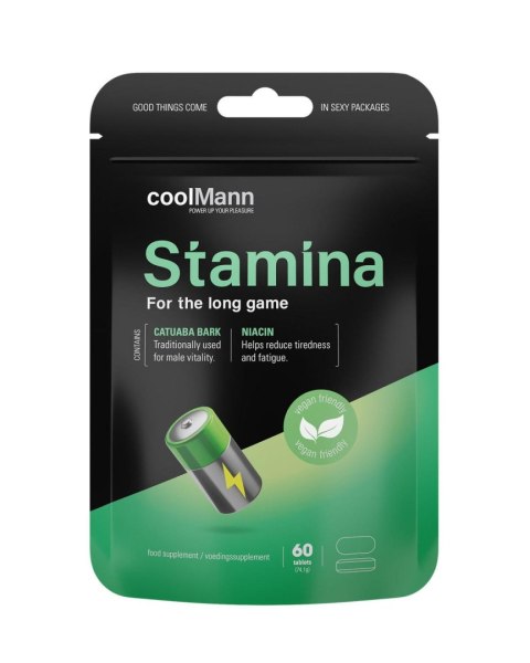 Tabletki CoolMann Stamina na wytrzymałość 60 sztuk Cobeco