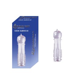 Transparentny rękaw na penisa z wypustkami Lovesecret 12,5 cm Lovesecret