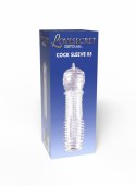 Transparentny rękaw na penisa z wypustkami Lovesecret 12,5 cm Lovesecret