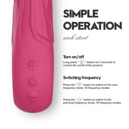 Wibrator Lovesecret Premium G Spot realistyczny różowy USB 22 cm Lovesecret