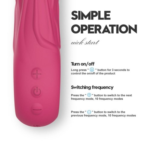 Wibrator Lovesecret Premium G Spot realistyczny różowy USB 22 cm Lovesecret