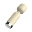 Wibrator Silk Pulse ecru kompaktowy 12 cm wodoodporny B - Series Lyla