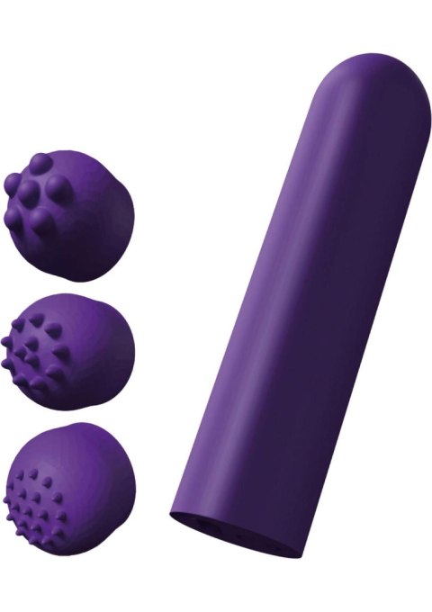 Wibrator kieszonkowy ToyJoy fioletowy 12 funkcji USB 6 cm TOYJOY