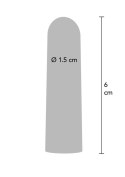Wibrator kieszonkowy ToyJoy fioletowy 12 funkcji USB 6 cm TOYJOY