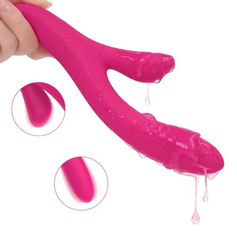 Wibrator króliczek Vibey Model Y Power Escorts różowy USB 23 5 cm Power Escorts