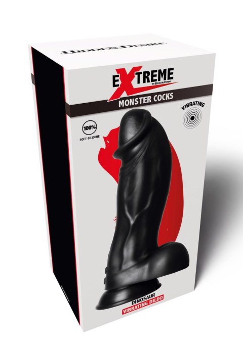 Dildo wibrujące dinozaur Hidden Desire czarny 22 cm Hidden Desire