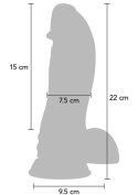 Dildo wibrujące dinozaur Hidden Desire czarny 22 cm Hidden Desire