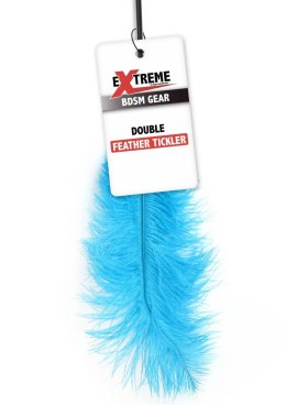 Double Feather Tickler Blue Hidden Desire