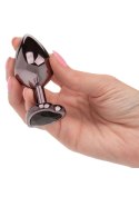 Korek analny Diamond Heart Large Calexotics srebrny 7 cm CalExotics