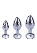 Korek analny Disco Diamond ToyJoy srebrny duży TOYJOY