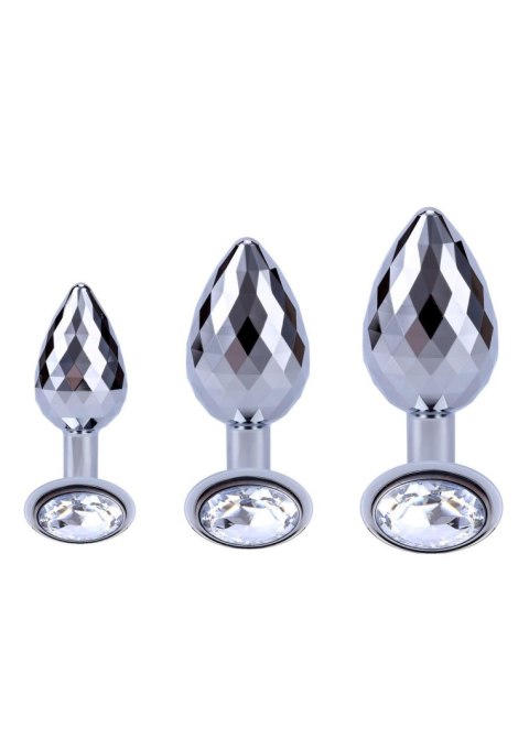 Korek analny Disco Diamond ToyJoy srebrny duży TOYJOY
