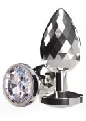 Korek analny Disco Diamond ToyJoy srebrny duży TOYJOY