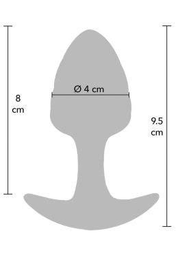 Korek analny ToyJoy Crystal Medium fioletowy 9,5 cm TOYJOY