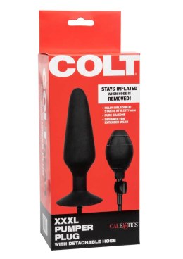 Korek analny pompowany silikonowy Colt XXXL czarny 16 cm CalExotics