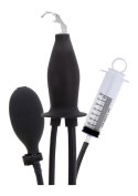 Korek analny pompowany silikonowy nawilżający Hidden Desire Extreme czarny Hidden Desire