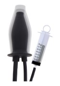 Korek analny pompowany silikonowy nawilżający Hidden Desire Extreme czarny Hidden Desire