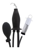 Korek analny pompowany silikonowy nawilżający Hidden Desire Extreme czarny Hidden Desire