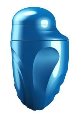 Masturbator Fusion X Aqua Bubble z wibracją niebieski Hidden Desire